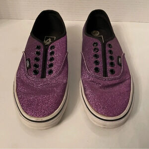 👟 Unisex Purple Glitter Vans!  👟